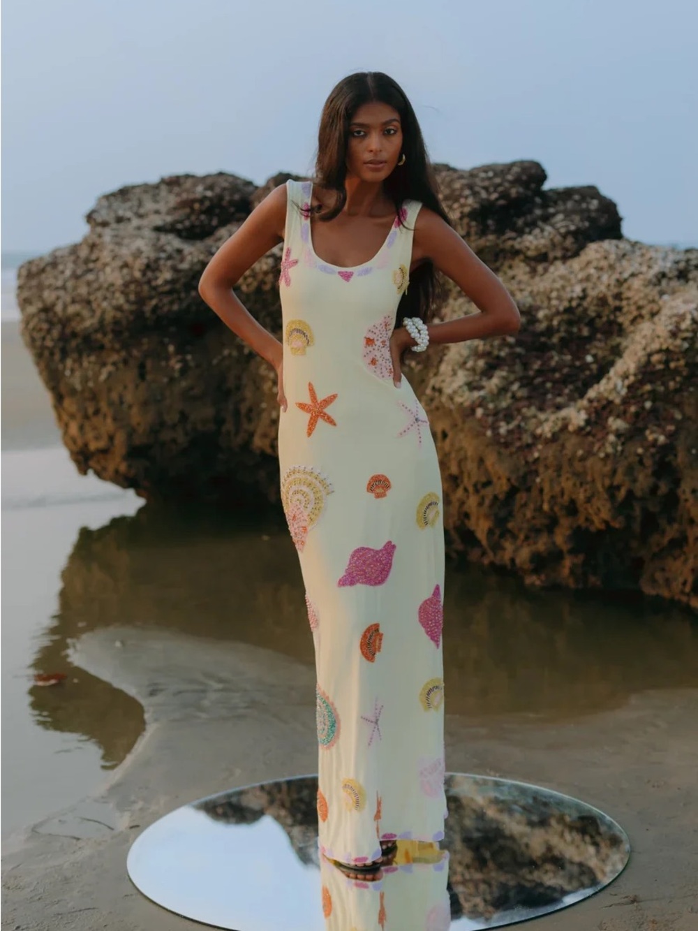 RARE! NWT New York Bold Strapped Maxi Dress In Yellow